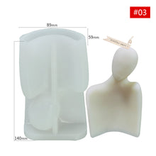 Load image into Gallery viewer, DIY Warm Hug Family Candle Silicone Mold 3D Romantic Couple Portrait Lovers Silicone Candle Mold Wedding Gifts Craft Home Decor Supplies
