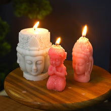Load image into Gallery viewer, Guanyin Buddha Statue Candle Silicone Mold Silicone Candle Mold Gifts Craft Supplies Home Decor Supplies
