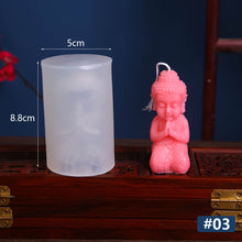 Load image into Gallery viewer, Guanyin Buddha Statue Candle Silicone Mold Silicone Candle Mold Gifts Craft Supplies Home Decor Supplies
