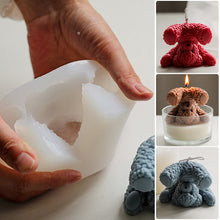 Load image into Gallery viewer, Inverted Bear Candle Silicone Mold 3D Bear DIY Scented Candle Plaster Decoration Mold Gifts Craft Supplies Home Decor
