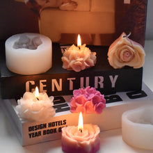 Load image into Gallery viewer, Hydrangea Rose Candle Silicone Mold DIY Flowers Candle Making Soap Resin Chocolate Mold Valentine's Birthday Gifts Craft Home Decor
