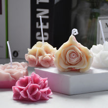 Load image into Gallery viewer, Hydrangea Rose Candle Silicone Mold DIY Flowers Candle Making Soap Resin Chocolate Mold Valentine's Birthday Gifts Craft Home Decor
