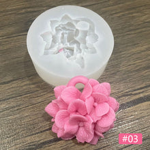 Load image into Gallery viewer, Hydrangea Rose Candle Silicone Mold DIY Flowers Candle Making Soap Resin Chocolate Mold Valentine's Birthday Gifts Craft Home Decor
