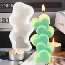 Load image into Gallery viewer, 3D Flower Silicone Candle Mold Aesthetic New Handmade DIY Pillar Scented Candles Making Kit Chocolate Cake Fondant Mould
