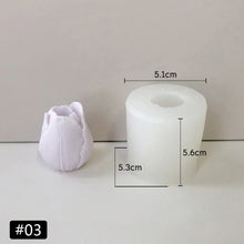 Load image into Gallery viewer, 3D Rose Flower Candle Mould Home Decor Craft Mould Handmade Candle Making Supplies Handmade Gifts
