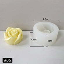Load image into Gallery viewer, 3D Rose Flower Candle Mould Home Decor Craft Mould Handmade Candle Making Supplies Handmade Gifts
