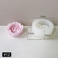 Load image into Gallery viewer, 3D Rose Flower Candle Mould Home Decor Craft Mould Handmade Candle Making Supplies Handmade Gifts
