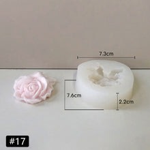 Load image into Gallery viewer, 3D Rose Flower Candle Mould Home Decor Craft Mould Handmade Candle Making Supplies Handmade Gifts
