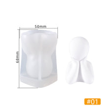 Load image into Gallery viewer, DIY Family Abstract Body Candle Silicone Mold 3D Thinker Portrait Aroma Silicone Candle Mold Wedding Gifts Craft Home Decor Supplies
