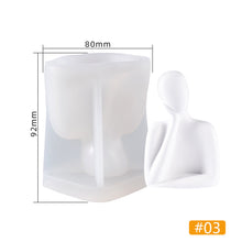 Load image into Gallery viewer, DIY Family Abstract Body Candle Silicone Mold 3D Thinker Portrait Aroma Silicone Candle Mold Wedding Gifts Craft Home Decor Supplies
