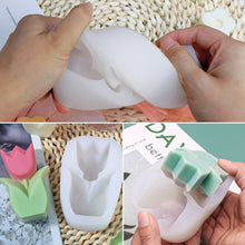 Load image into Gallery viewer, Tulip Flower Candle Silicone Mold DIY Flowers Candle Making Soap Resin Chocolate Mold Birthday Gifts Craft Home Decor
