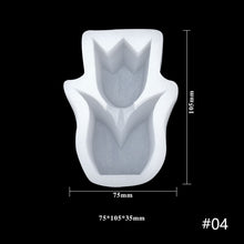 Load image into Gallery viewer, Tulip Flower Candle Silicone Mold DIY Flowers Candle Making Soap Resin Chocolate Mold Birthday Gifts Craft Home Decor

