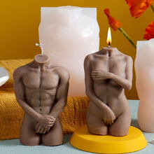 Load image into Gallery viewer, Human Body Candle Molds Resin Soap Mould Candle Making Set Home Decor Wedding Party Gifts Body Making Molds
