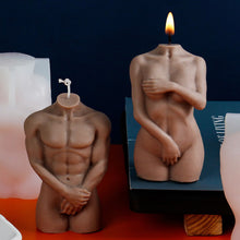 Load image into Gallery viewer, Human Body Candle Molds Resin Soap Mould Candle Making Set Home Decor Wedding Party Gifts Body Making Molds
