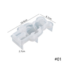 Load image into Gallery viewer, DIY Cartoon Violent Bear Figure Plaster Candle Mould Beabrick Bear Candle Silicone Mold Crystal Epoxy Resin Mold Gifts Craft Home Decor Supplies
