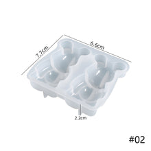 Load image into Gallery viewer, DIY Cartoon Violent Bear Figure Plaster Candle Mould Beabrick Bear Candle Silicone Mold Crystal Epoxy Resin Mold Gifts Craft Home Decor Supplies
