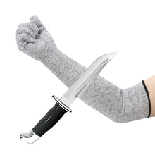 Load image into Gallery viewer, Anti-Puncture Cut Arm Sleeve Resistant Breathable Skin-friendly Food Grade Material Cut-Resistant Arm Sleeve Cover for Worker
