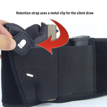 Load image into Gallery viewer, Portable Tactical Pistol Holster Military Hidden Holster Wide Belt Mobile Phone Holster Outdoor Hunting Shooting Defense Holster
