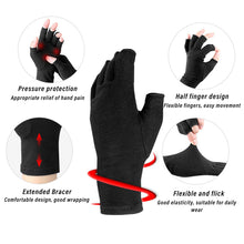 Load image into Gallery viewer, 1 Pair Compression Arthritis Gloves Wrist Support Cotton Premium Arthritic Joint Pain Relief Hand Brace Therapy Wristband
