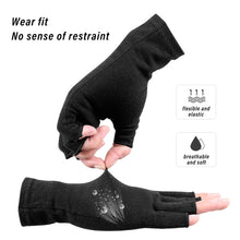 Load image into Gallery viewer, 1 Pair Compression Arthritis Gloves Wrist Support Cotton Premium Arthritic Joint Pain Relief Hand Brace Therapy Wristband
