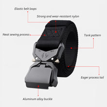 Load image into Gallery viewer, Quick Release Tactical Belt Airsoft CS Combat Molle Airsoft Belts Quick Release Metal Buckle Hunting Mens Belt Waistband
