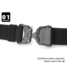 Load image into Gallery viewer, Quick Release Tactical Belt Airsoft CS Combat Molle Airsoft Belts Quick Release Metal Buckle Hunting Mens Belt Waistband
