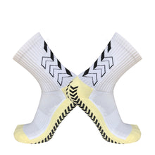 Load image into Gallery viewer, Men Women Anti-slip Soccer Socks Arrow Soccer Socks Antiskid Cotton Breathable Cycling Socks Outdoor Sport Grip Football Socks
