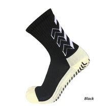 Load image into Gallery viewer, Men Women Anti-slip Soccer Socks Arrow Soccer Socks Antiskid Cotton Breathable Cycling Socks Outdoor Sport Grip Football Socks
