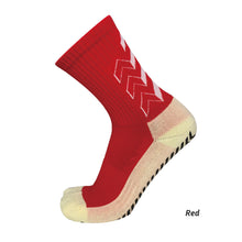 Load image into Gallery viewer, Men Women Anti-slip Soccer Socks Arrow Soccer Socks Antiskid Cotton Breathable Cycling Socks Outdoor Sport Grip Football Socks
