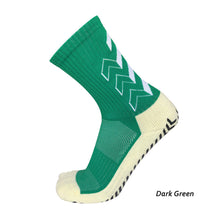 Load image into Gallery viewer, Men Women Anti-slip Soccer Socks Arrow Soccer Socks Antiskid Cotton Breathable Cycling Socks Outdoor Sport Grip Football Socks
