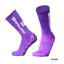 Load image into Gallery viewer, FS Football Socks Round Silicone Suction Cup Grip Anti Slip Soccer Socks Outdoor Sports Men Women Baseball Rugby Socks
