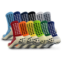 Load image into Gallery viewer, Mid-tube Classical Anti-slip Soccer Socks Men Women Outdoor Sport Grip Football Socks Grip Socks
