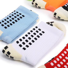 Load image into Gallery viewer, Mid-tube Classical Anti-slip Soccer Socks Men Women Outdoor Sport Grip Football Socks Grip Socks
