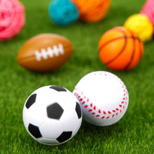 Load image into Gallery viewer, 3Pcs Squeeze Ball Children Toy Football Basketball Baseball Tennis Slow Rising Soft Squishy Stress Relief Antistress Novelty Gag Toy
