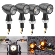 Load image into Gallery viewer, 2Pcs 12V Mini Motorcycle LED Turn Signal Light Bullet Moto flashing Light Clignotant Moto Led Fit for Kawasaki Suzuki Yamaha
