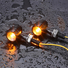 Load image into Gallery viewer, 2Pcs 12V Mini Motorcycle LED Turn Signal Light Bullet Moto flashing Light Clignotant Moto Led Fit for Kawasaki Suzuki Yamaha
