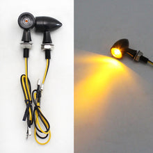 Load image into Gallery viewer, 2Pcs 12V Mini Motorcycle LED Turn Signal Light Bullet Moto flashing Light Clignotant Moto Led Fit for Kawasaki Suzuki Yamaha
