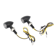 Load image into Gallery viewer, 2Pcs 12V Mini Motorcycle LED Turn Signal Light Bullet Moto flashing Light Clignotant Moto Led Fit for Kawasaki Suzuki Yamaha
