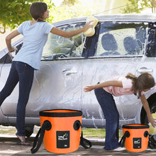Load image into Gallery viewer, 12L/20L Portable bucket Outdoor Water Bags Folding Bucket Travel Water Storage Bag Washbasin Fishing Bait Bucket Tackle Tools
