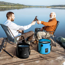 Load image into Gallery viewer, 12L/20L Portable bucket Outdoor Water Bags Folding Bucket Travel Water Storage Bag Washbasin Fishing Bait Bucket Tackle Tools
