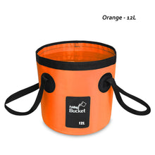 Load image into Gallery viewer, 12L/20L Portable bucket Outdoor Water Bags Folding Bucket Travel Water Storage Bag Washbasin Fishing Bait Bucket Tackle Tools
