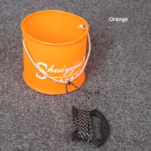 Load image into Gallery viewer, Folding Fishing Bucket Live Fish Box Car Wash Bathroom Kitchen Bucket Fishing Bait Buckets Tackle Tools for Fishing Tackle
