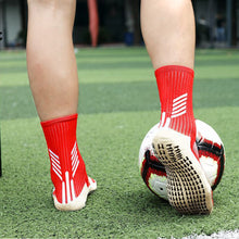 Load image into Gallery viewer, Men Sports Anti Slip Soccer Socks Mid-tube Thicken Dispensing Soccer Socks Silicone Bottom Cycling Socks Sport Stockings
