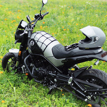Load image into Gallery viewer, 40*40cm Universal Motorcycle 6 Hooks Helmet Elastic Net Bag Motorbike Luggage Net Mesh Web Bungee Helmet Bike Tank Car styling
