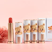 Load image into Gallery viewer, Sweet Milk Bear Velvet Matte Embroidery Lipstick Smooth Long Lasting Women Girls Waterproof Moisturizing Lip Makeup Cosmetics
