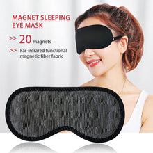 Load image into Gallery viewer, Magnetic Sleep Goggles Shadow Cover Far Infrared Magnetic Eyemask Soft Elastic Band Adjustable Travel Portable Eye Mask Blindfold
