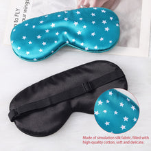 Load image into Gallery viewer, Soft Star Blackout Sleep Eye Mask Home Outdoor Travel Blackout Comfortable Eye Mask Simulation Silk Eye Mask Unisex Blindfold
