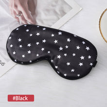 Load image into Gallery viewer, Soft Star Blackout Sleep Eye Mask Home Outdoor Travel Blackout Comfortable Eye Mask Simulation Silk Eye Mask Unisex Blindfold
