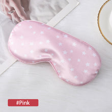 Load image into Gallery viewer, Soft Star Blackout Sleep Eye Mask Home Outdoor Travel Blackout Comfortable Eye Mask Simulation Silk Eye Mask Unisex Blindfold
