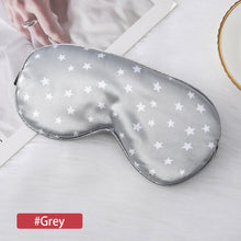 Load image into Gallery viewer, Soft Star Blackout Sleep Eye Mask Home Outdoor Travel Blackout Comfortable Eye Mask Simulation Silk Eye Mask Unisex Blindfold
